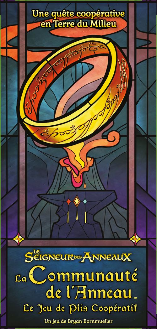 Boite de Jeu de stratégie Asmodee La Communauté de l’Anneau Jeu de Plis Coopératif