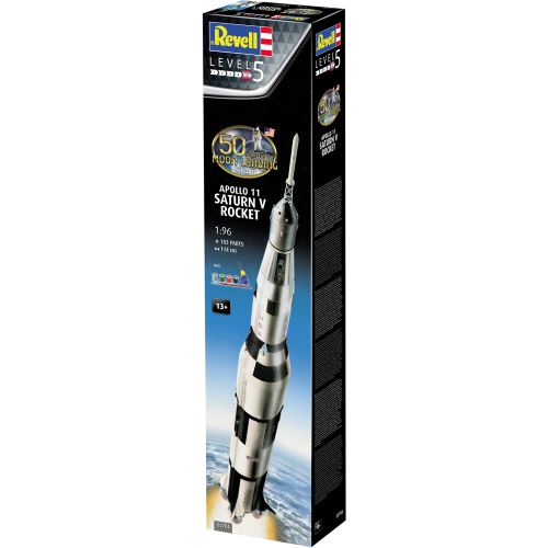 Revell 03704 Apollo 11 Saturn V Rocket Raumfahrtmodell Bausatz 1:96