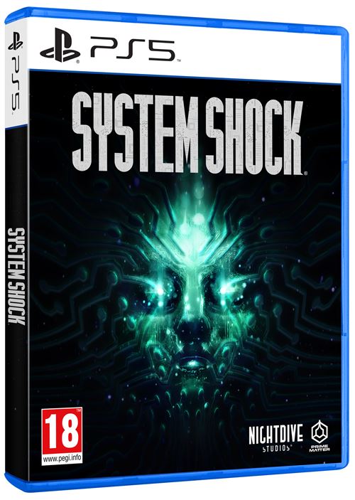 Pochette avant du jeu System Shock PS5