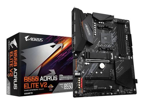 Carte mère Gigabyte B550 AORUS ELITE V2 ATX Socket AM4 Chipset AMD B550