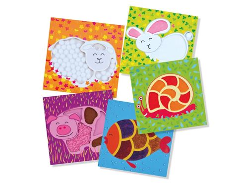 Kit créatif Au Sycomore Stick'n Fun Cartes sensorielles