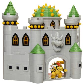 Figurine Mario Château De Bowser Super Mario - Playset Avec Figurine