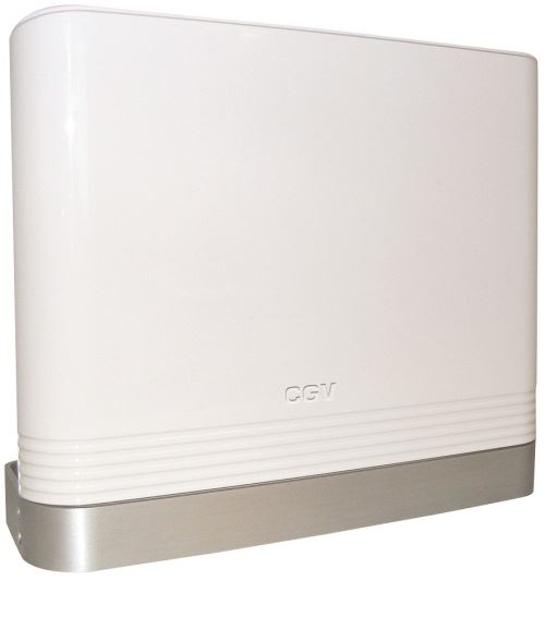 Antenne D'Intérieur Tnt Hd Amplifiée Cgv An-Delice 20 Db Blanc Laqué