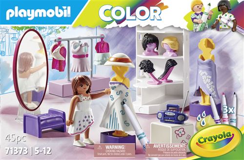 Jeux D'imitation Atelier De Styliste Playmobil La Boite