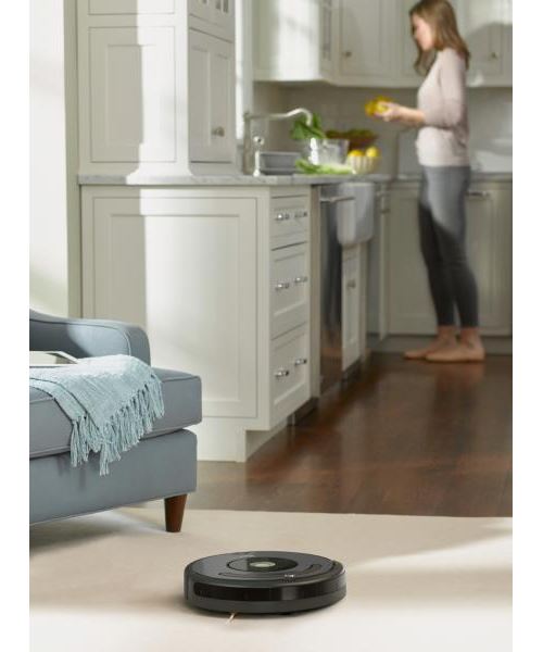 IROBOT Aspirateur robot connecté Roomba 676 - Noir pas cher