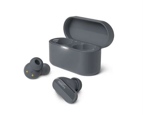 Ecouteurs Intra-Auriculaires True Wireless Philips Tat3508Bk Avec Réduction Du Bruit Noir