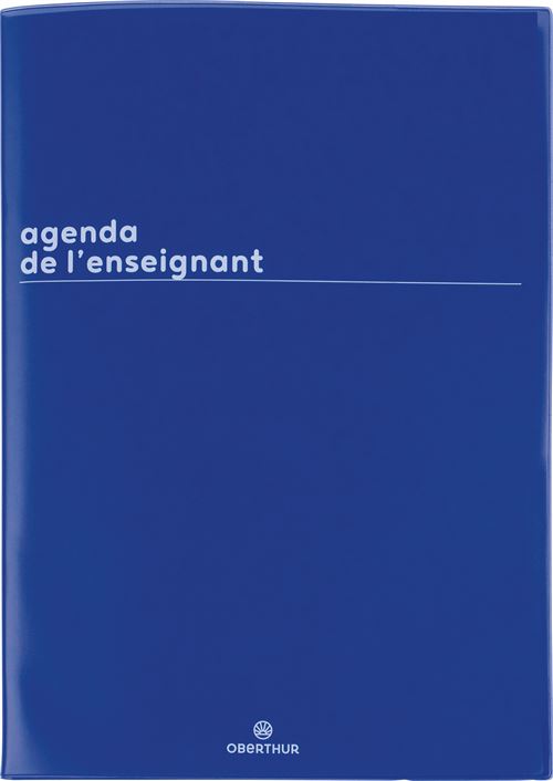 Agenda scolaire Oberthur Enseignant PEFC Boréal Bleu