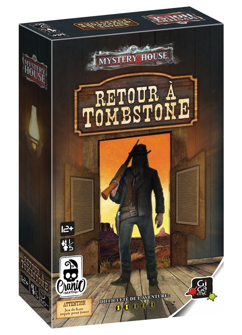 Jeu d’ambiance Gigamic Mystery House Retour à Tombstone