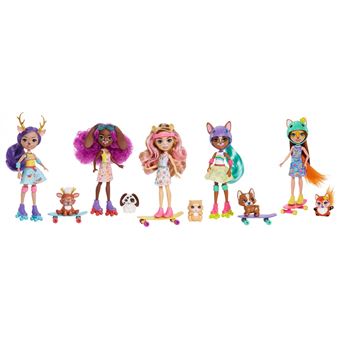 Poupées Enchantimals Pack de 5 skateuses