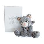 Peluche Histoire d'Ours Sweety Mousse Chat 25 cm Gris