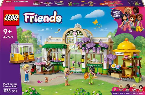 LEGO® Friends 42671 Café des plantes et Kiosque à fleurs
