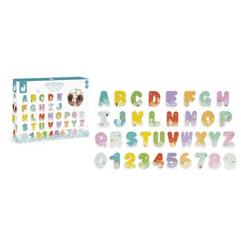 Jeu d'éveil Janod Lettres et chiffres du bain