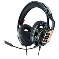 Micro-casque Gaming Plantronics RIG 300 Noir et Or