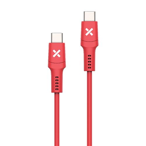 Câble Wefix USB-C vers USB-C 60 W 1 m Rouge