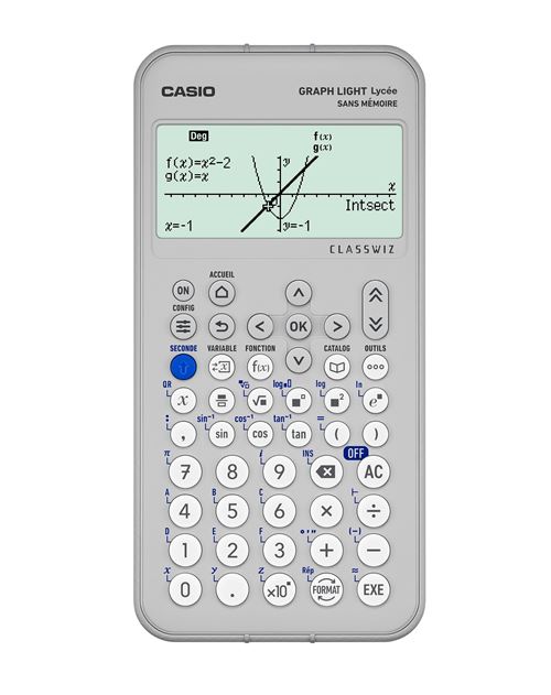 Calculatrice scientifique Casio Graph Light Gris