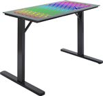 Bureau gamer X-ROCKER Spectrum RGB avec plateau en verre et LED