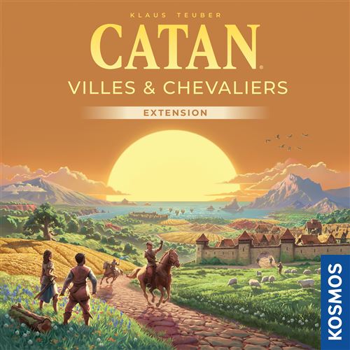 Boite de Jeu de stratégie Asmodee Catan Extension Villes et Chevaliers