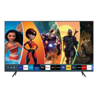 Tv Samsung Ue55tu7125 4k Uhd Smart Tv 55 Application Disney Disponible Argent Carbone Televiseur Lcd 44 A 55 Fnac