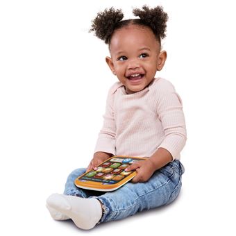 Ourson 1 2 3 Suis Moi VTech - Baby Tablette Bilingue, Tablette Interactive Bébé Avec 12 Activités Éducatives, Effets Lumineux, Jouet D'Éveil Et De Motricité Fine, Cadeau Bébé Dès 9 Mois