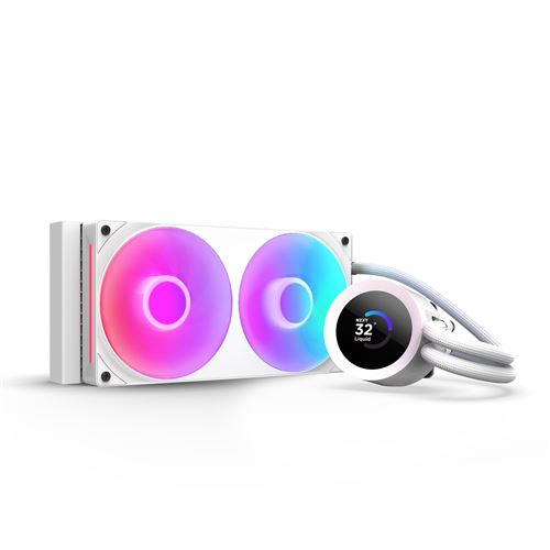 Kit Watercooling CPU Nzxt Kraken Plus RGB 240 Blanc
