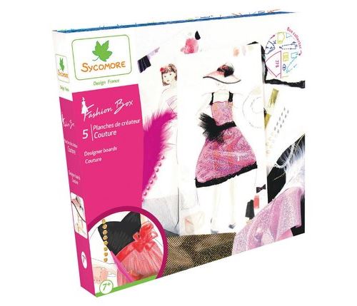 Kit créatif Au Sycomore 5 planches de stylisme couture