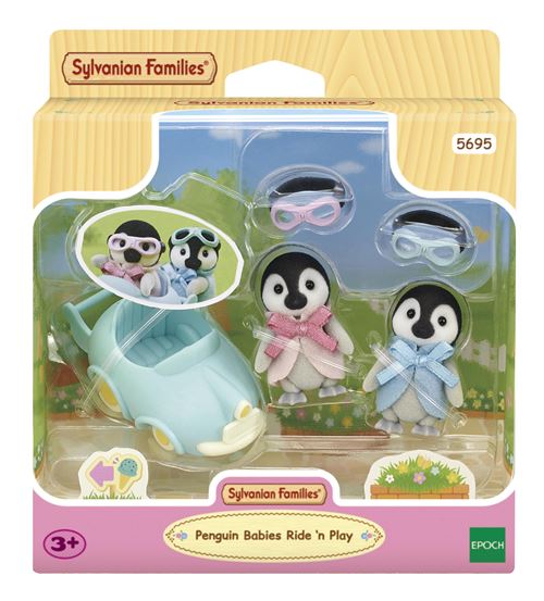 Figurine Sylvanian Families Les jumeaux Pingouin