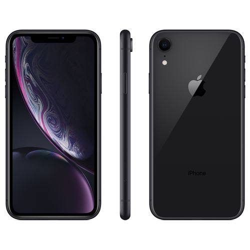 Apple iPhone XR 64 GB Schwarz - Refurbished - Klasse A - Lagoona