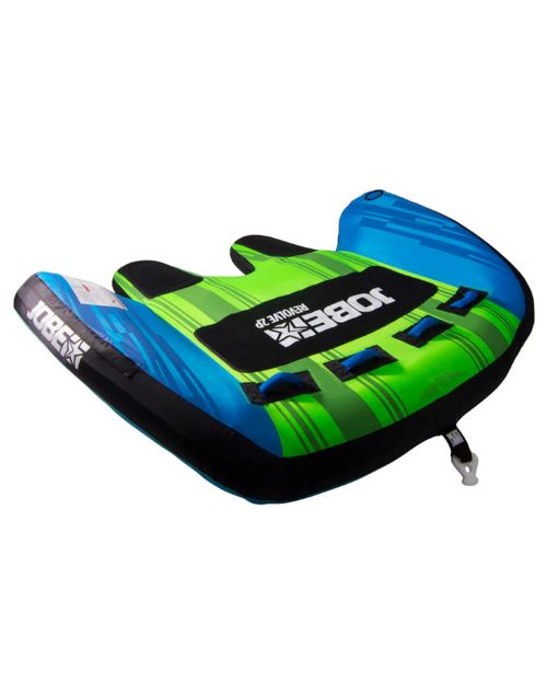Bouée Jobe Revolve pour tractée 2 personnes Bleu et Vert