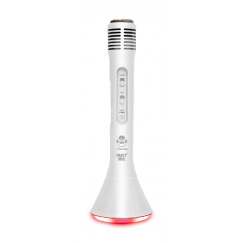 IDANCE Microphone Bluetooth&reg;  sons et lumi&egrave;res Blanc