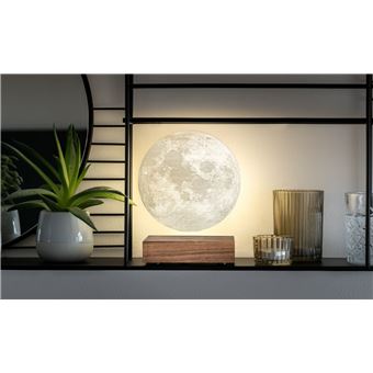 Lampe à poser Lune Gingko Noyer américain
