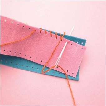Kit De Couture Enfant 14 Pièces - Feutre Animaux Polaires - Avec Aiguilles, Fil Et Instructions - Cadeau DIY Débutant
