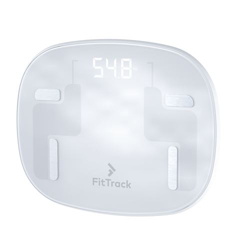 Pèse personne connecté FitTrack Beebo Blanc