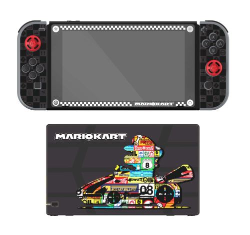 PDP FRANCE Pdp Protecteur Et Autocollants Mario Kart Edition Switch