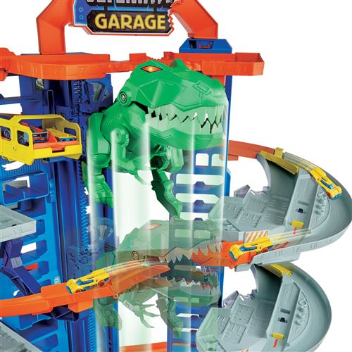 Robot Garage Hot Wheels Super Dino - Voiture