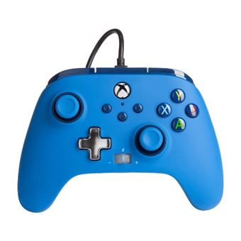 Manette filaire améliorée PowerA pour Xbox Séries X/S Bleu