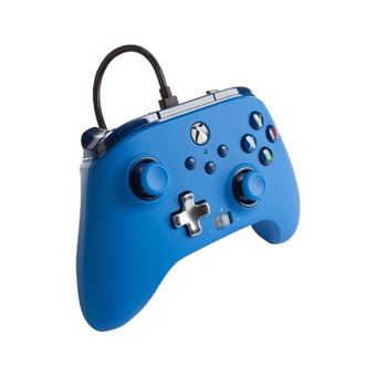 Manette filaire améliorée PowerA pour Xbox Séries X/S Bleu