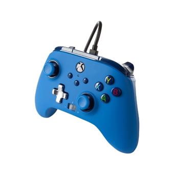 Manette filaire améliorée PowerA pour Xbox Séries X/S Bleu