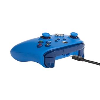 Manette filaire améliorée PowerA pour Xbox Séries X/S Bleu