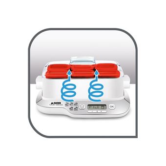 Yaourtière SEB Multi Délices Express - 12 Pots En Verre 140 Ml - 5 Programmes Dont Express 4h - Sans BPA - Fabriqué En France Yaourtière Vapeur Rapide Yaourtière SEB Multi Délices Express - 12 Pots En Verre 140 Ml - 5 Programmes Dont Express 4h - Sans BPA - Fabriqué En France Yaourtière Vapeur Rapide