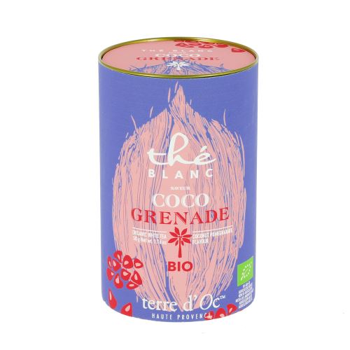Thé blanc coco grenade bio