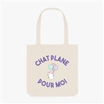 Totebag Kapsul Chat Plane pour moi