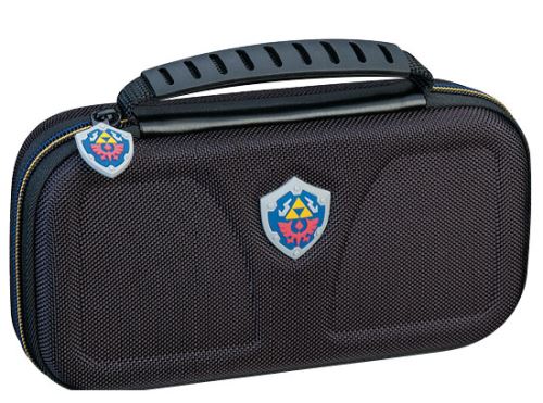 Pochette De Transport Deluxe Bigben Zelda Hyrule Shield Noir Pour Nintendo Switch Lite