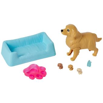 Barbie - Coffret naissance des chiots - Poupée mannequin Barbie - Coffret naissance des chiots - Poupée mannequin