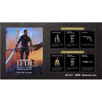 Star Wars Jedi: Survivor Deluxe Edition PS5 - Jeux vidéo - Achat