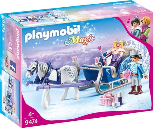 Playmobil Magic Le palais de Cristal 9474 Couple royal et calèche