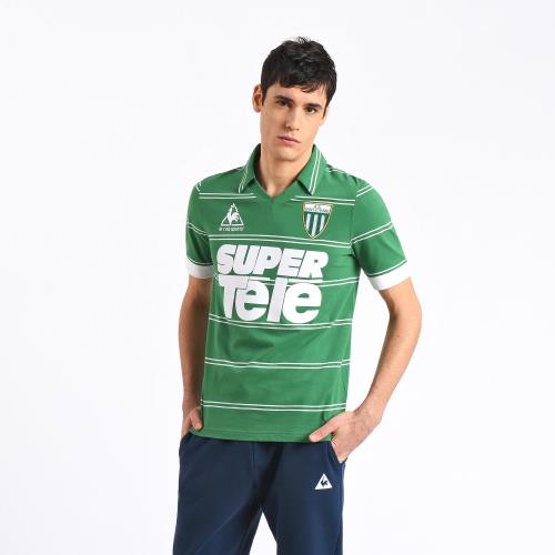 Maillot Le Coq Sportif ASSE Vintage – Vert Manches Longues, Taille S