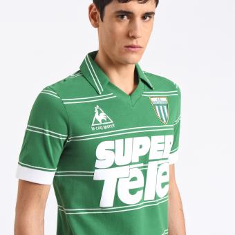 Maillot Le Coq Sportif ASSE Vintage – Vert Manches Longues, Taille S