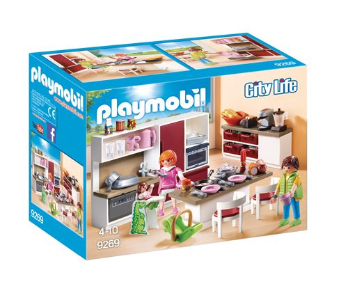Cuisine Aménagée 9269 Playmobil La Boîte - vue 4