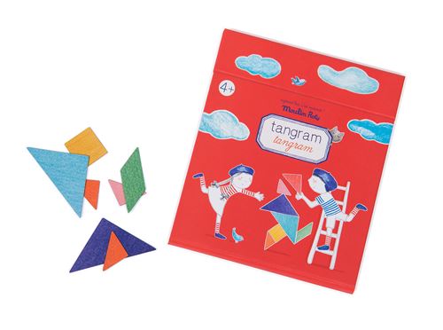 Tangram magnétique Moulin Roty Aujourd'hui c'est mercredi
