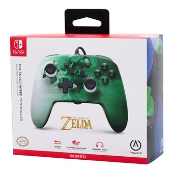 Manette filaire améliorée pour Nintendo Switch Acco Edition Heroic Link